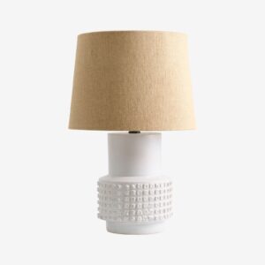 Nordal - HAISAK bordlampe med juteskærm - Ø38 Ã H60 cm